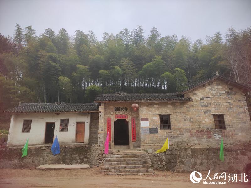 紅二十五軍軍部舊址郁氏宗祠。郭婷婷攝