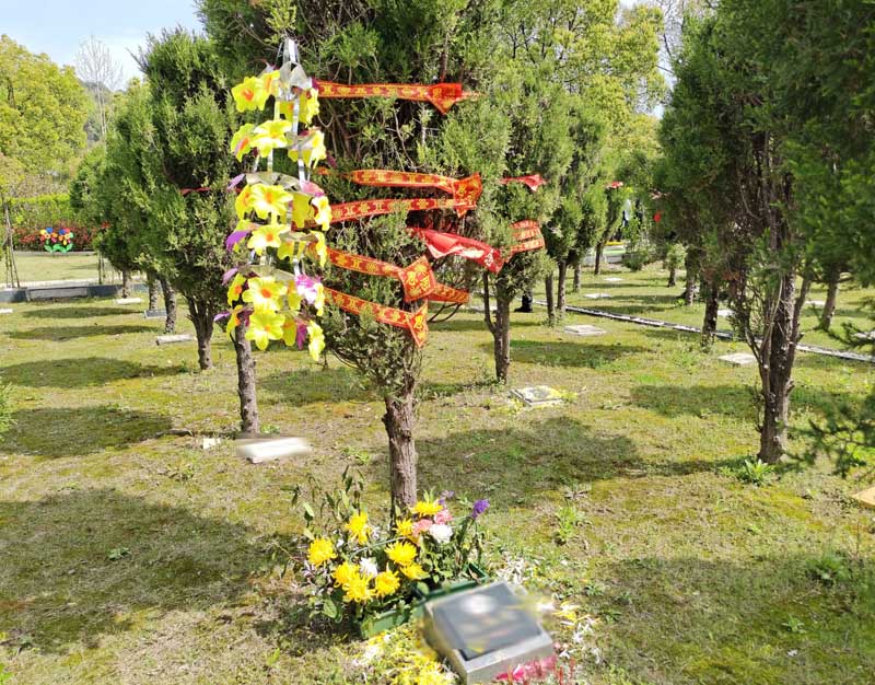 市民通過(guò)鮮花絲帶寄托哀思。受訪者供圖