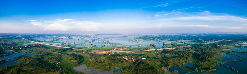 嘉魚縣新街鎮(zhèn)蘄嘉高速路段。卞鋒攝