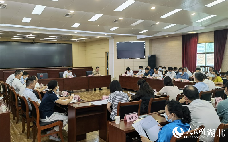 湖北省農(nóng)業(yè)農(nóng)村廳黨員干部下基層察民情解民憂(yōu)暖民心實(shí)踐活動(dòng)工作座談會(huì)。周雯攝