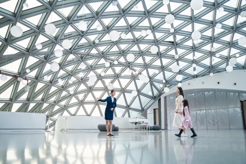 龍湖智創(chuàng)生活服務(wù)重慶生態(tài)展覽館。