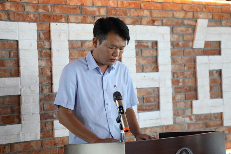 光谷金融控股集團(tuán)筑芯突擊隊(duì)臨時(shí)黨支部書記吳軻。