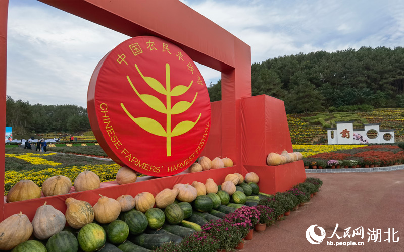 中國(guó)農(nóng)民豐收節(jié)湖北主會(huì)場(chǎng)活動(dòng)在黃岡麻城舉行。周雯攝