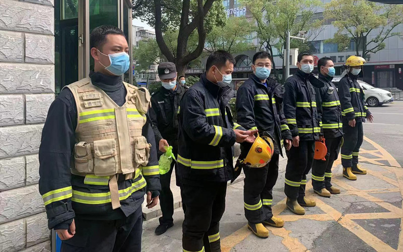 劉煜東出警歸隊(duì)。吳昕育攝