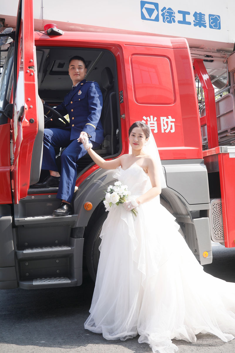 09.劉煜東和高曉璐的婚紗照。受訪者供圖