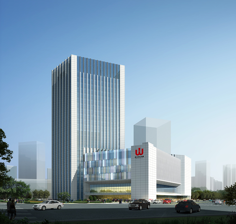 武漢中心書城規(guī)劃圖。