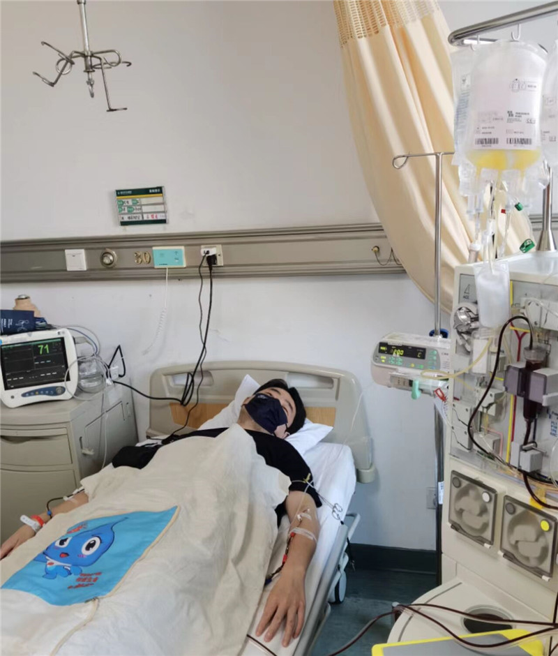 2022年11月10日，李艾（化名）再一次完成淋巴細胞捐獻。章晟攝