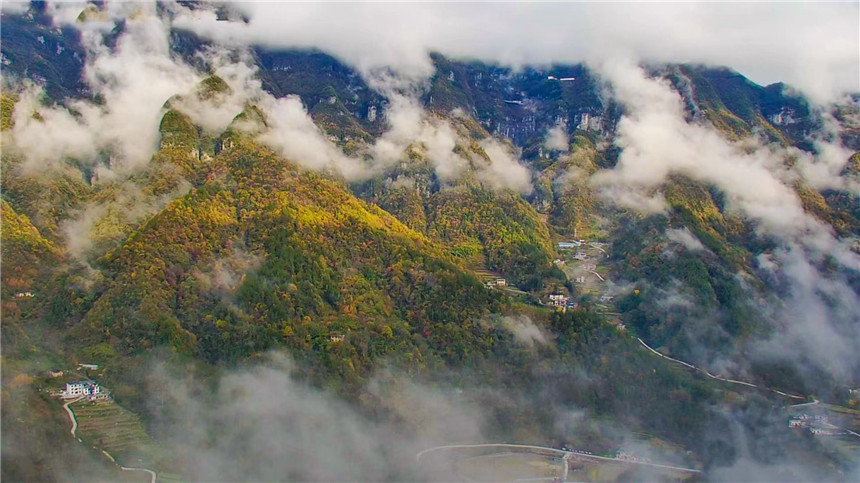 湖北建始:云霧繚繞似仙境【5】