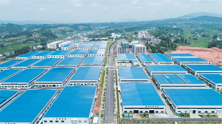 寶豐衛(wèi)浴汽配產(chǎn)業(yè)園一角。