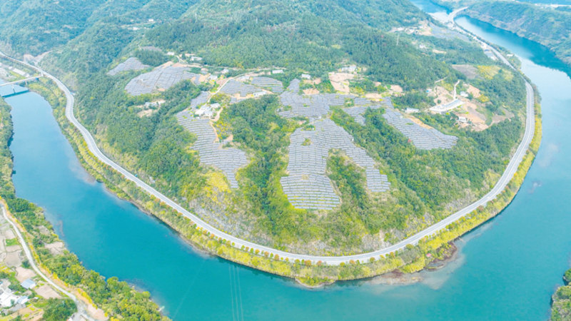 光伏扶貧電站。