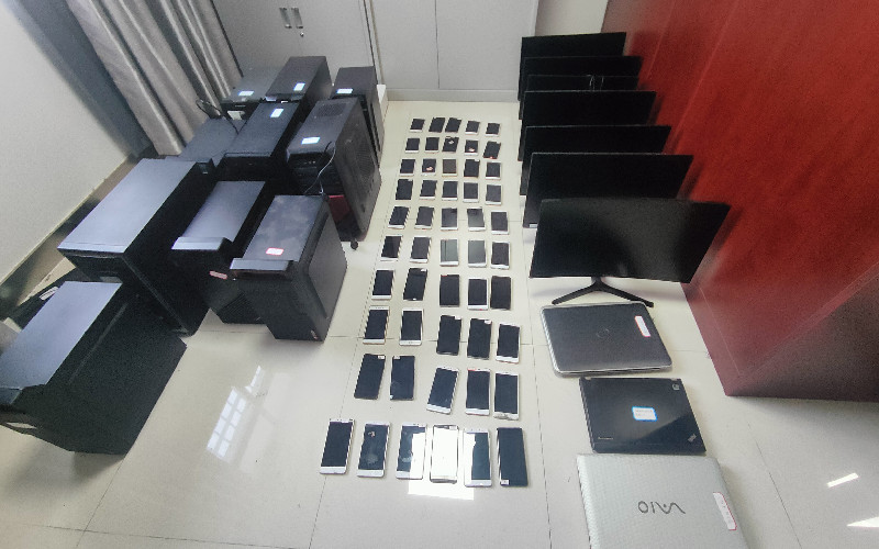 扣押的作案工具。