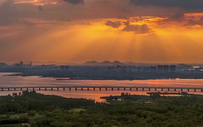 后官湖濕地。鄒幼勤攝