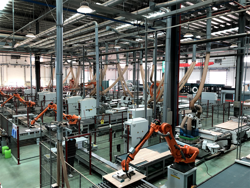 好萊客湖北漢川工業(yè)4.0制造基地。劉書暢攝