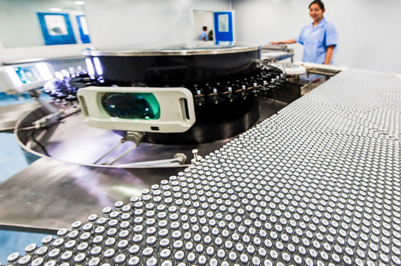 東陽光胰島素生產(chǎn)線。徐磊攝