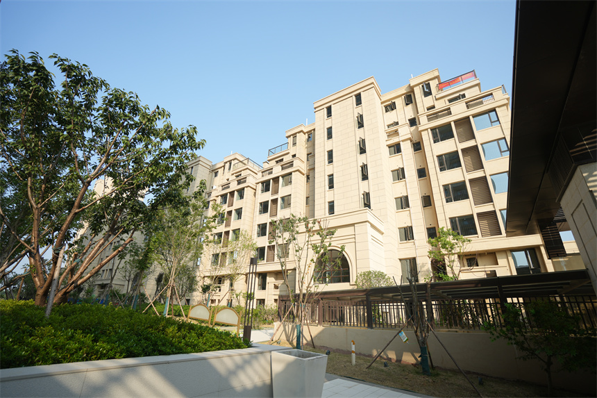 綠地隨州城際空間站洋房實(shí)景圖。