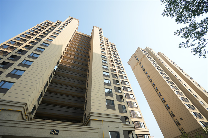 綠地隨州城際空間站高層實景圖。