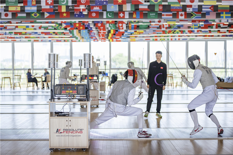 擊劍館等運(yùn)動(dòng)場(chǎng)館一應(yīng)俱全。東西湖區(qū)委宣傳部供圖