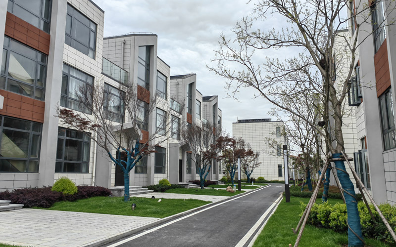 靠山小鎮(zhèn)一隅。