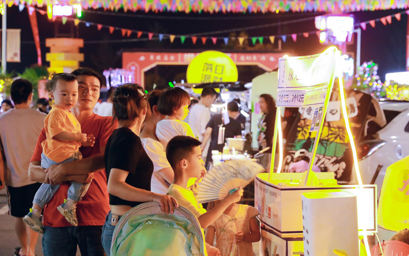 湖北浠水:“煙火夜市”點亮城市煙火氣【3】