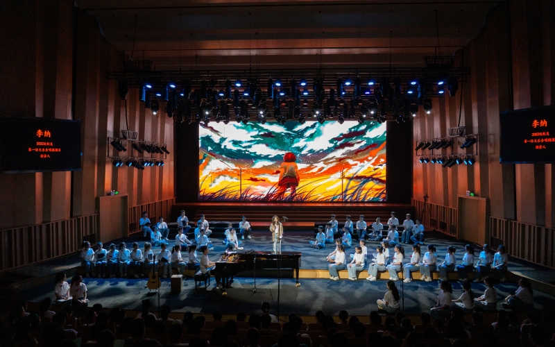 中南民大音樂會演出現(xiàn)場。楊成義攝