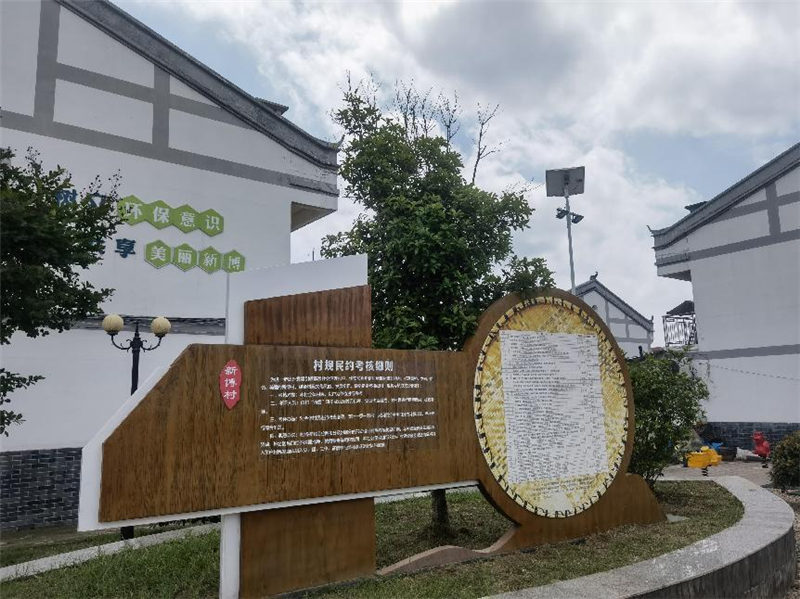 新博村出臺村規(guī)民約。武漢市農(nóng)業(yè)農(nóng)村局供圖