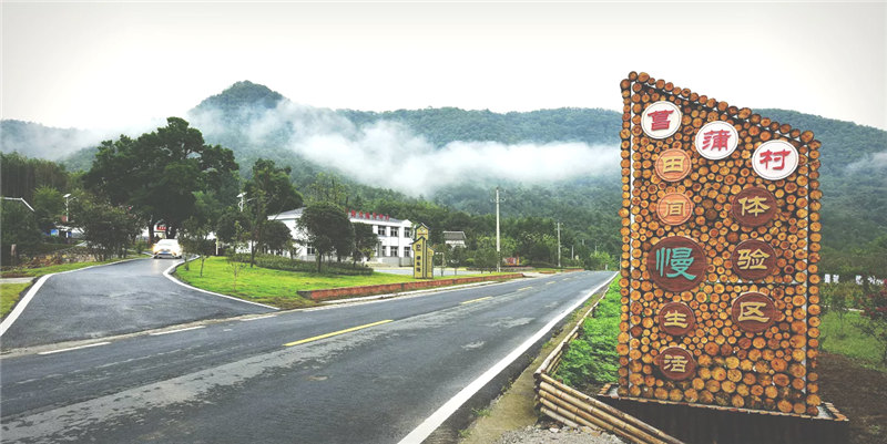  楊集鎮(zhèn)菖蒲村全貌。