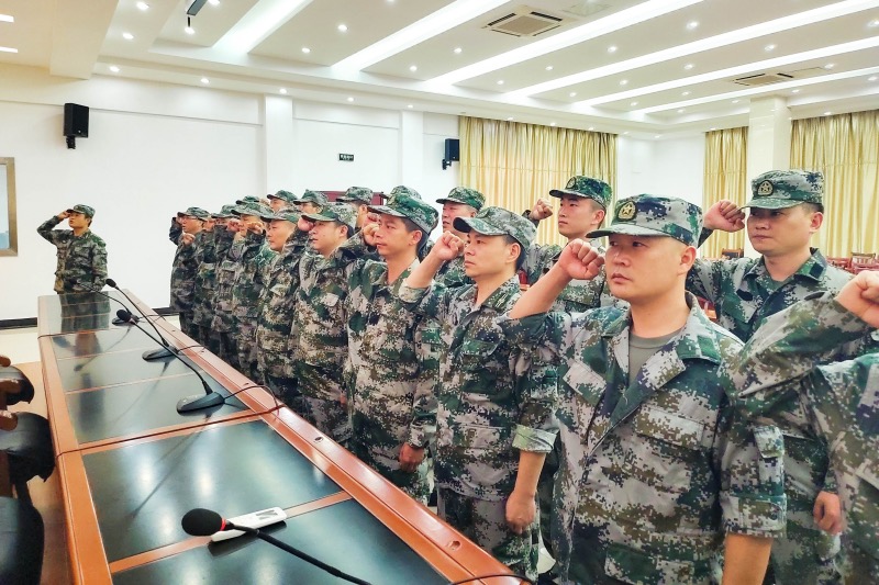 2023年7月28日，湖北中煙工業(yè)有限責(zé)任公司三峽卷煙廠開展“八一”建軍節(jié)主題活動。徐國泰攝