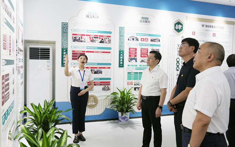 國家局黨組、省局(公司)黨組領(lǐng)導(dǎo)調(diào)研鵑鳴文化主題展廳