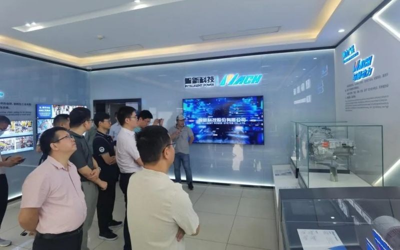 專家教授們參觀智新科技股份有限公司。湖北省人社廳供圖
