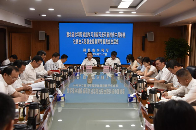 湖北省水利廳黨組召開主題教育專題民主生活會(huì)。