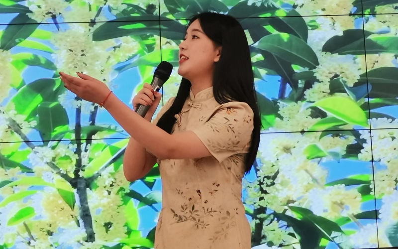 湖北咸寧評(píng)選出2023年度“桂花仙子”。