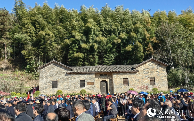 紅二十五軍長征集結(jié)地郁氏宗祠。人民網(wǎng)記者 郭婷婷攝