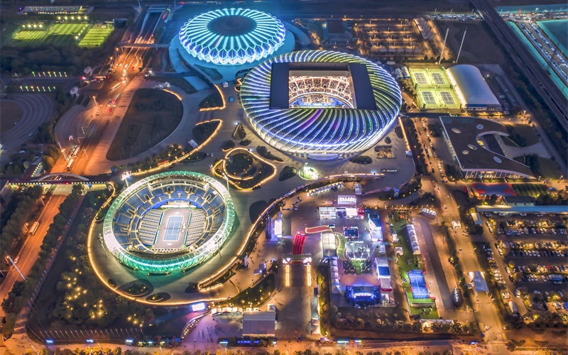 光谷國際網球中心。高新宣攝