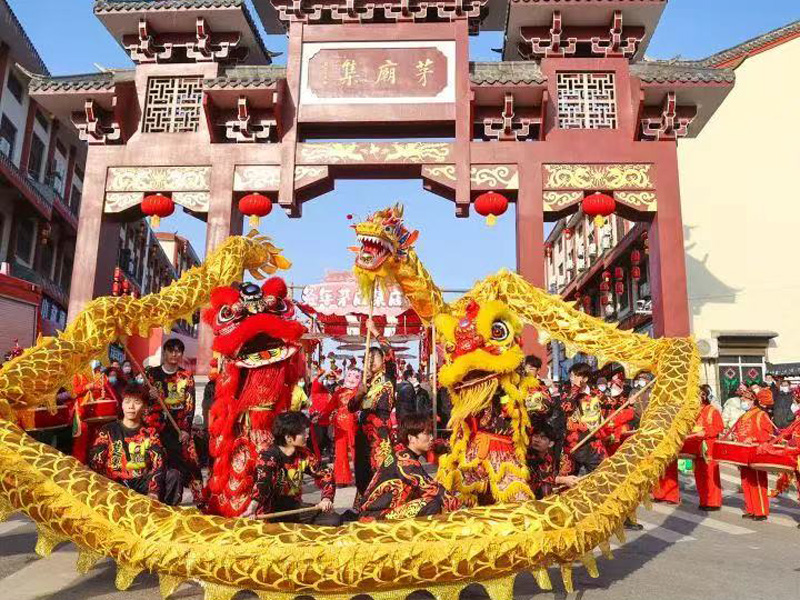 往年廟會(huì)盛況。受訪(fǎng)者供圖