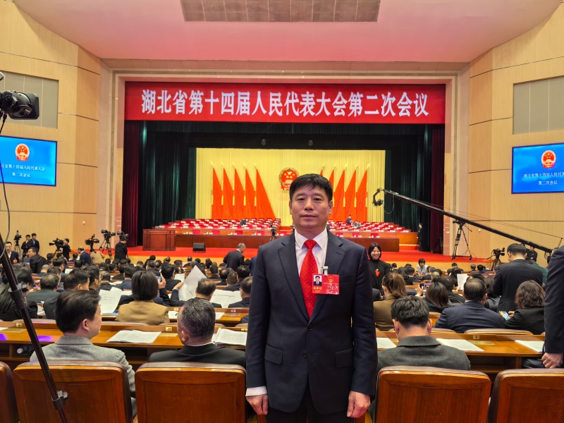 湖北省人大代表、湖北信義兄弟建設(shè)集團有限公司董事長孫東林。受訪者供圖