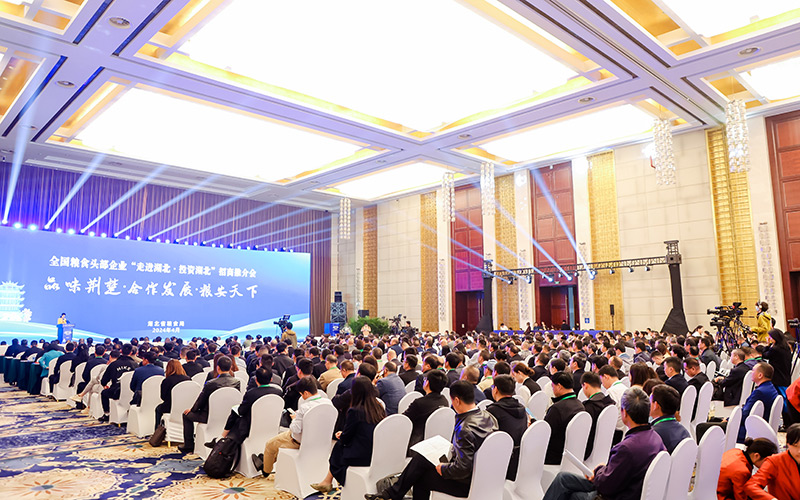 推介會現(xiàn)場。湖北省糧食局供圖