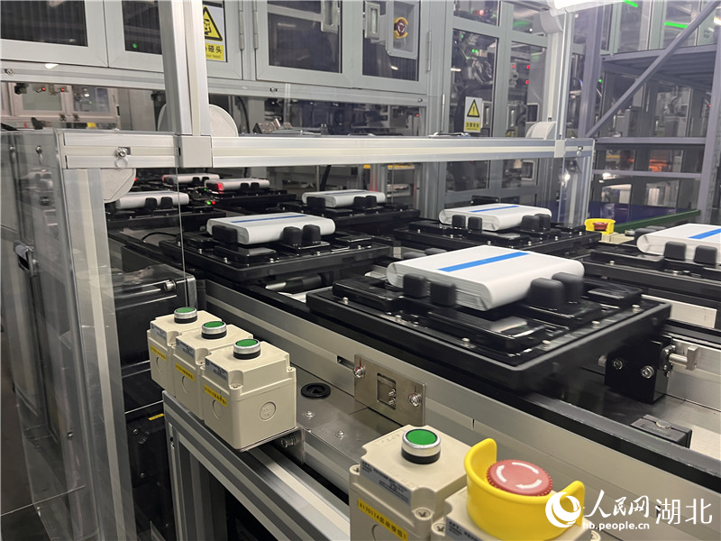 楚能孝感基地的電芯工廠。人民網(wǎng)記者 張雋