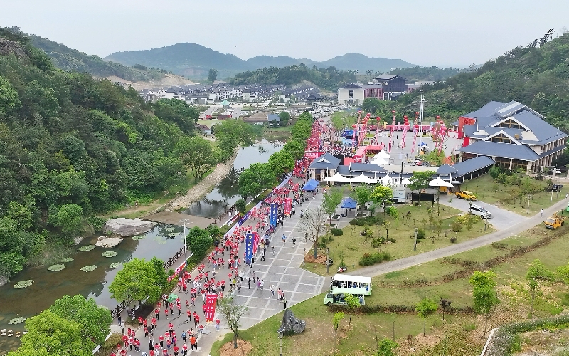登山大會(huì)現(xiàn)場(chǎng)。