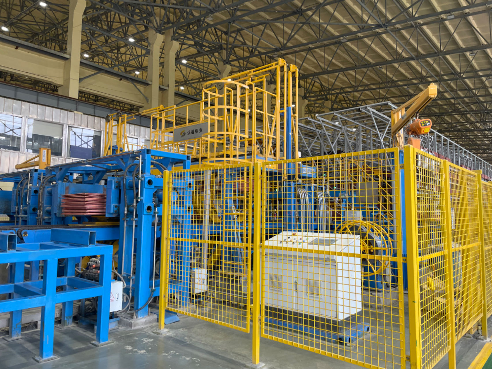 弘盛銅業(yè)車間。人民網(wǎng)記者 周恬攝