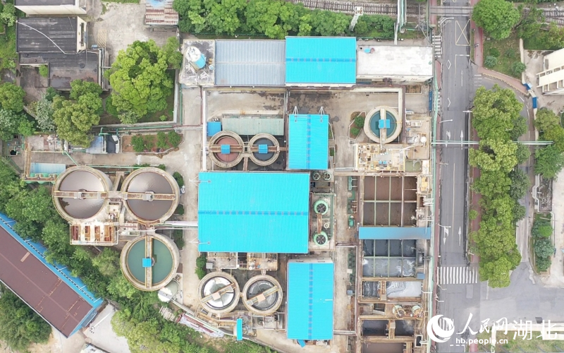 武鋼有限鋼軋區(qū)廢水零排放項目。人民網(wǎng)記者 王郭驥攝