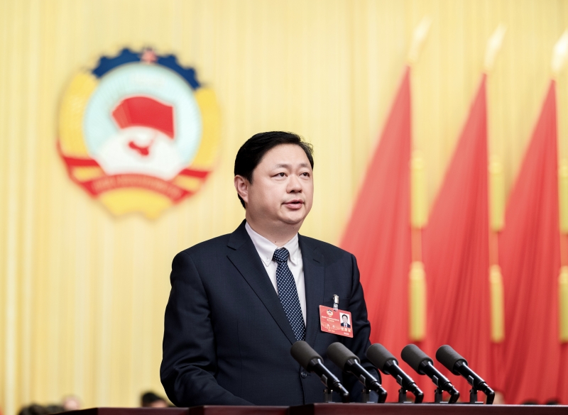 湖北省政協(xié)常委、九三學(xué)社湖北省委教育文化專委會(huì)主任、武漢大學(xué)副校長(zhǎng)龔?fù)Ｊ茉L者供圖