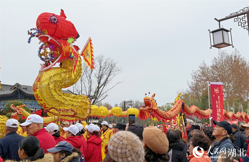 紫陽公園元宵游園會吸引不少市民游園觀賞。人民網(wǎng)記者 周恬攝