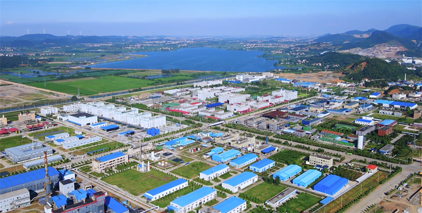 馬口化工園區(qū)鳥瞰圖。