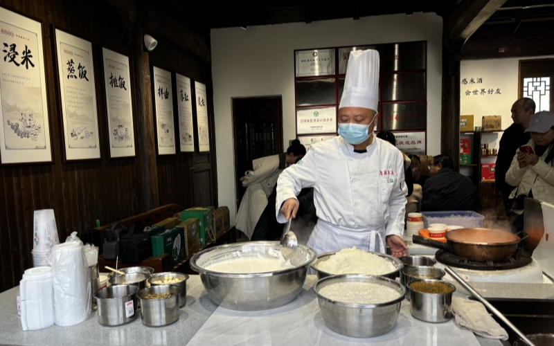 孝感麻糖米酒祥云灣店。