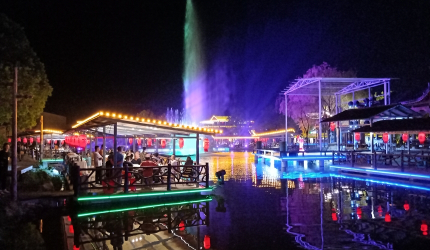 田水灣沸騰碼頭。漢川市委宣傳部供圖