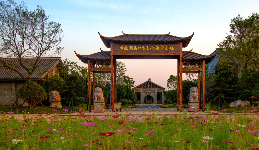 黃龍湖馬口陶文化傳承基地。漢川市委宣傳部供圖