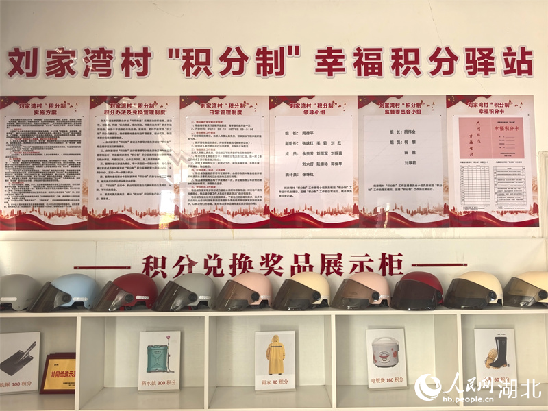 劉家灣村“積分超市”。人民網(wǎng)記者 周雯攝