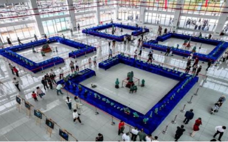  竹山國際珠寶交易中心啟幕。