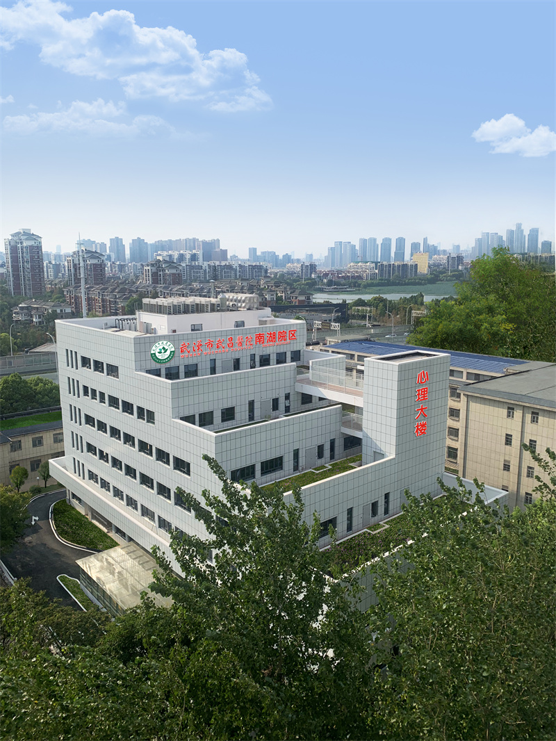 湖北省首個(gè)心理大樓在武漢市武昌醫(yī)院南湖院區(qū)投入使用。受訪者供圖