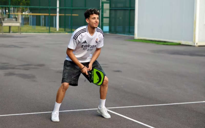 匹克球比賽。江漢大學(xué)供圖